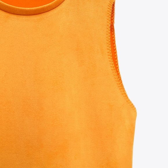 H&M FAUX SUEDE SHORT DRESS SIZE XL - Picture 7 of 12